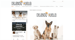 Desktop Screenshot of dejandohuella.es